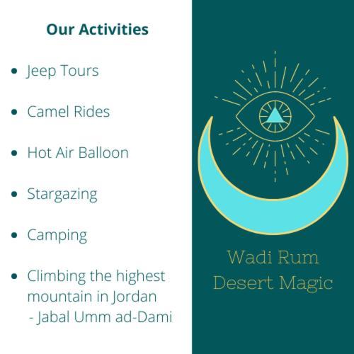 Desert Magic Camp & Resort Wadi Rum Eksteriør billede